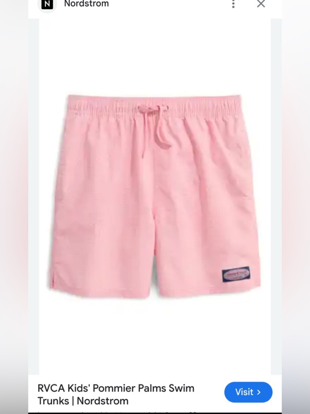 Vineyard Vines Pink Kids Shorts - Picture 7 of 7